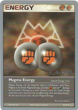 Magma Energy Pokemon card